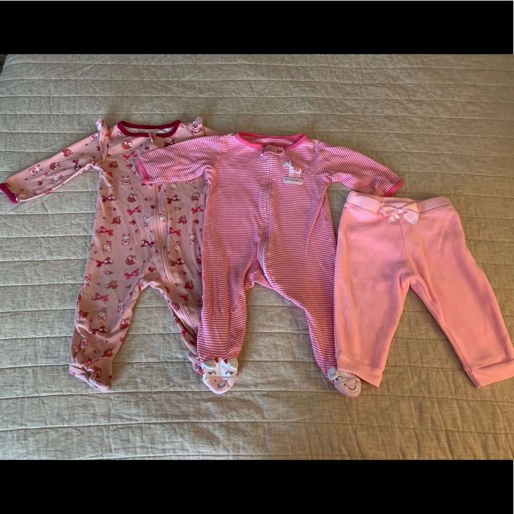 SOLD Pajama lot 6 month